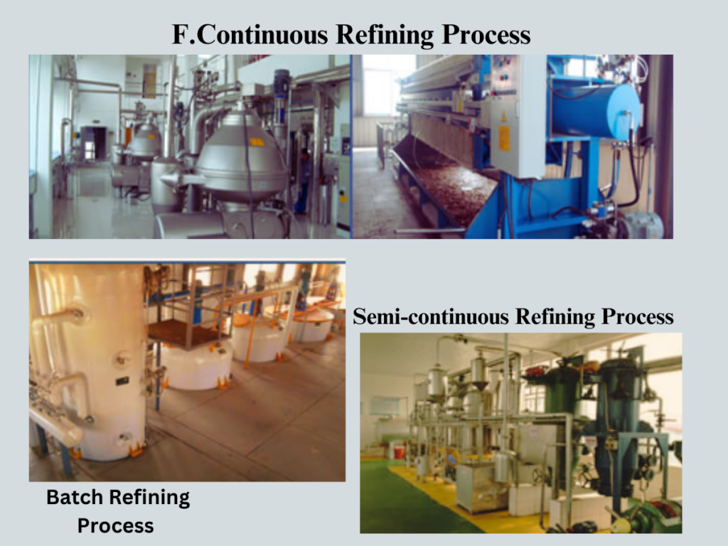 Characteristics of Oil Refining Process: